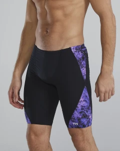 Kąpielówki TYR Radiant Flare Jammer fioletowe