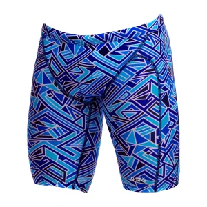 Kąpielówki chłopięce Funky Trunks Blue Bits Jammer