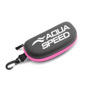 Etui na okulary pływackie AquaSpeed różowe