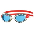 Okulary Zoggs Predator Regular Fit białe/czerwone/niebieskie