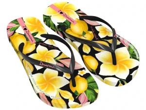 Japonki Ipanema Arte Black/Yellow