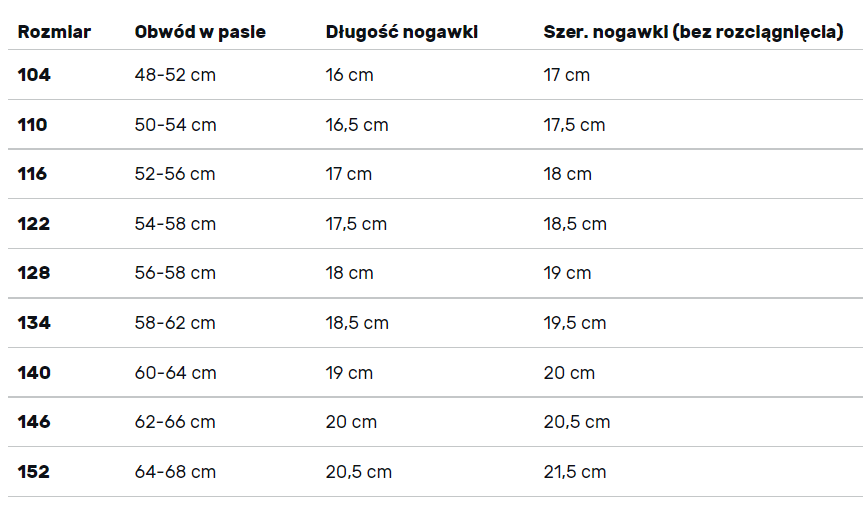 tabela-rozmiarów-aquaspeed-boy